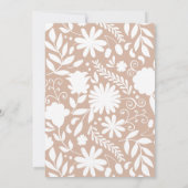 Vrijgezellenfeest van Talavera Boho Barro Kaart (Achterkant)