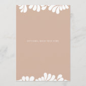 Vrijgezellenfeest van Talavera Boho Barro Menu (Achterkant)