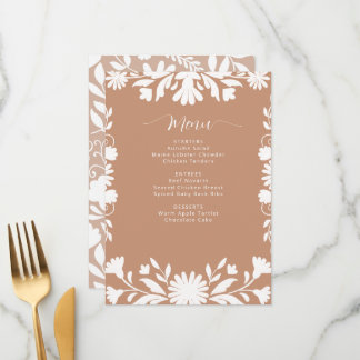Vrijgezellenfeest van Talavera Boho Barro Menu