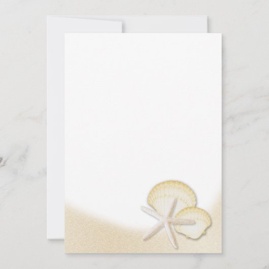 Vrijgezellenfeest van Tropical Sands Kaart (Achterkant)