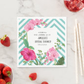 Vrijgezellenfeest van tropische bramen servet (Insitu)