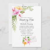 Vrijgezellenfeest van Tropische zomerFloral per po Kaart (Voorkant)