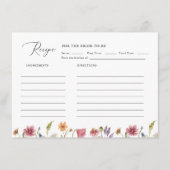 Vrijgezellenfeest van tuinbouwbloem informatiekaartje (Voorkant)