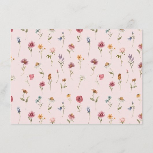 Vrijgezellenfeest van tuinbouwbloem informatiekaartje (Achterkant)