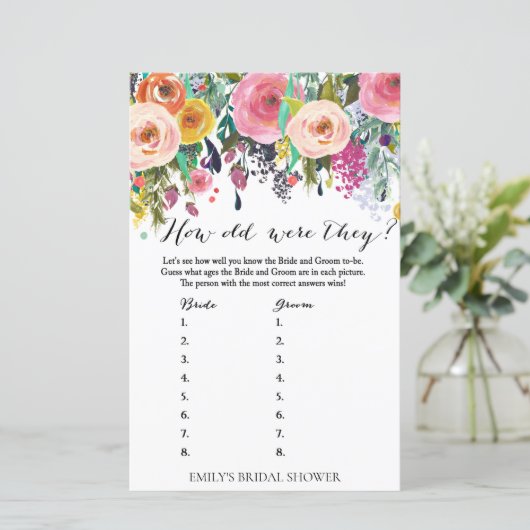 Vrijgezellenfeest van tuinen - hoe oud waren ze? (Staand voorkant)