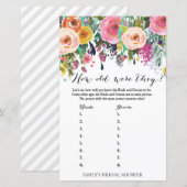 Vrijgezellenfeest van tuinen - hoe oud waren ze? (Voorkant / Achterkant)