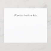 Vrijgezellenfeest van Verloving van de Uitnodiging Flyer (Achterkant)