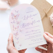 Vrijgezellenfeest van vlinder kaart