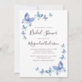 Vrijgezellenfeest van vlinder kaart (Voorkant)