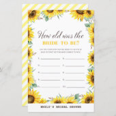 Vrijgezellenfeest van voorjaarszonnebloem, AFGEDRU (Voorkant / Achterkant)