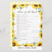 Vrijgezellenfeest van voorjaarszonnebloem, AFGEDRU (Voorkant / Achterkant)