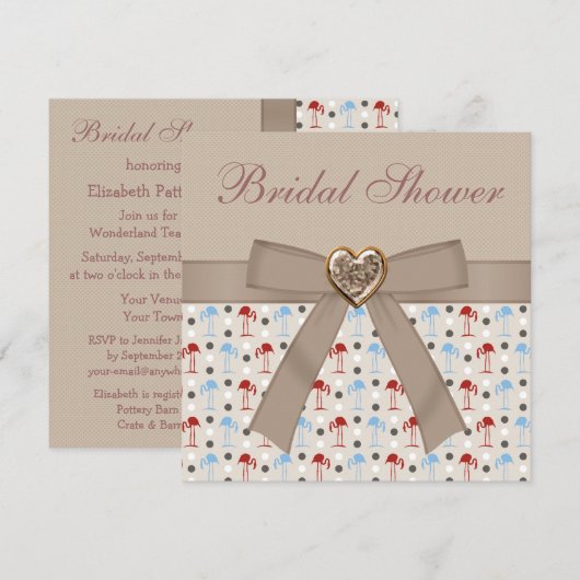 Vrijgezellenfeest van Whimsical Wonderland Flaming Kaart (Voorkant / Achterkant)