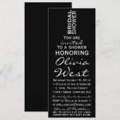 Vrijgezellenfeest van wijnflessen - zwarte kaart (Voorkant / Achterkant)