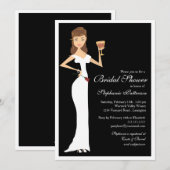 Vrijgezellenfeest van wijnthema's Uitnodiging (Voorkant / Achterkant)