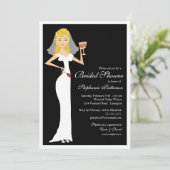 Vrijgezellenfeest van wijnthema's Uitnodiging (Staand voorkant)