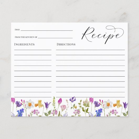 Vrijgezellenfeest van wilde bloemen (Voorkant)