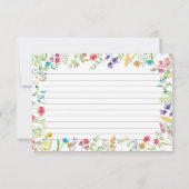 Vrijgezellenfeest van wilde bloemen (Achterkant)