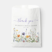 Vrijgezellenfeest van wilde bloemen bedankzakje (Voorkant)