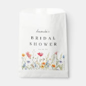 Vrijgezellenfeest van wilde bloemen bedankzakje (Voorkant)