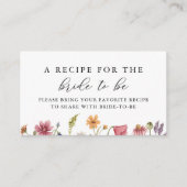 Vrijgezellenfeest van wilde bloemen Deel A Ontvang Informatiekaartje (Voorkant)