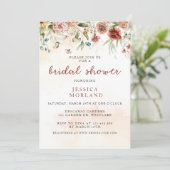 Vrijgezellenfeest van wilde bloemen, Floral Spring Kaart (Staand voorkant)