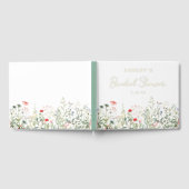 Vrijgezellenfeest van wilde bloemen gastenboek (Volledig)