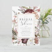 Vrijgezellenfeest van wilde bloemen kaart (Staand voorkant)