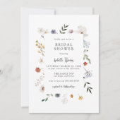 Vrijgezellenfeest van wilde bloemen kaart (Voorkant)