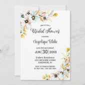 Vrijgezellenfeest van wilde bloemen kaart (Voorkant)