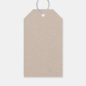 Vrijgezellenfeest van wilde bloemen Rustic Floral  Cadeaulabel (Achterkant)