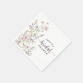 Vrijgezellenfeest van wilde bloemen servet (Hoek)