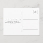 Vrijgezellenfeest van wilde bloemen uitnodiging briefkaart (Achterkant)