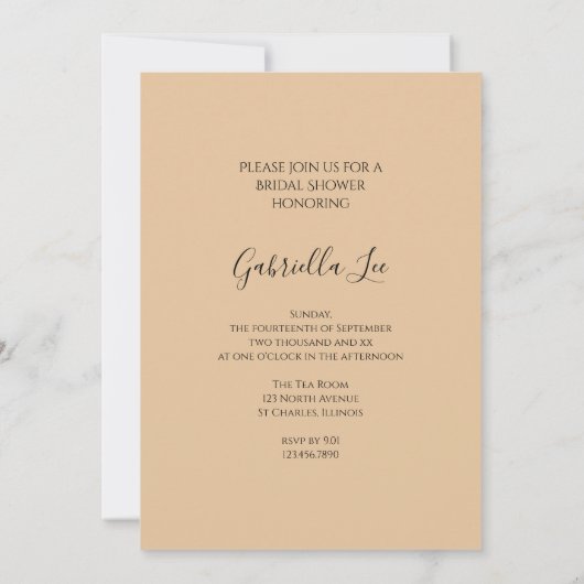 Vrijgezellenfeest van witte rozen, parels en ringe kaart (Achterkant)