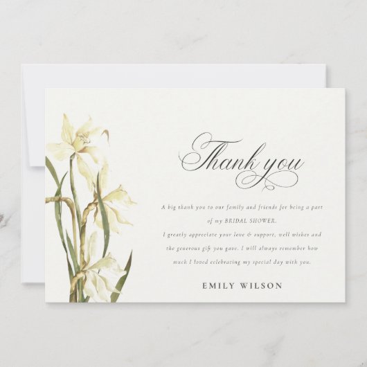 Vrijgezellenfeest van witte Waterverf Bedankkaart (Voorkant)