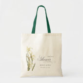 Vrijgezellenfeest van witte Waterverf Tote Bag (Voorkant)