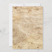 Vrijgezellenfeest van  zandband kaart (Achterkant)