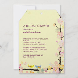 Vrijgezellenfeest van zoende vogels Creamy Kaart