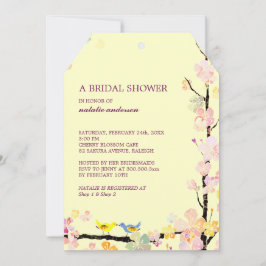 Vrijgezellenfeest van zoende vogels Creamy Kaart