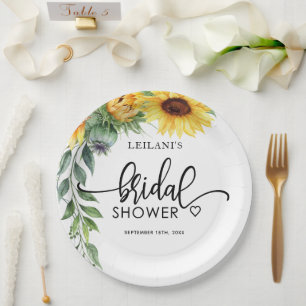 Vrijgezellenfeest van zonnebloempitten, Borden van Papieren Bordje