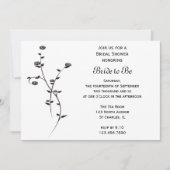 Vrijgezellenfeest van zwarte en witte rozen kaart (Voorkant)