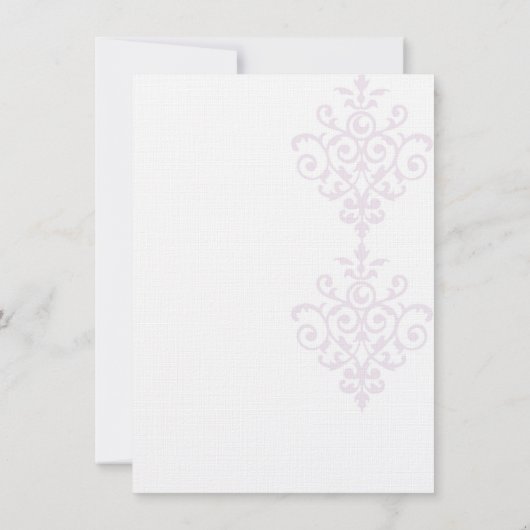 vrijgezellenfeest | Vaste kaart voor dank (Achterkant)