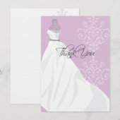 vrijgezellenfeest | Vaste kaart voor dank (Voorkant / Achterkant)