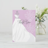 vrijgezellenfeest | Vaste kaart voor dank (Staand voorkant)