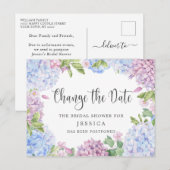 Vrijgezellenfeest Verandering van Plannen Blue Hyd Briefkaart (Voorkant / Achterkant)