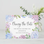 Vrijgezellenfeest Verandering van Plannen Blue Hyd Kaart (Staand voorkant)