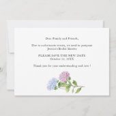 Vrijgezellenfeest Verandering van Plannen Blue Hyd Kaart (Achterkant)