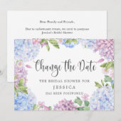 Vrijgezellenfeest Verandering van Plannen Blue Hyd Kaart (Voorkant / Achterkant)