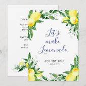 Vrijgezellenfeest Verandering van Plans Lemons Gro Kaart (Voorkant / Achterkant)