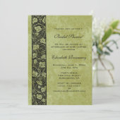  Vrijgezellenfeest, Victoriaans wijngaarden Kaart (Staand voorkant)