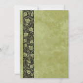  Vrijgezellenfeest, Victoriaans wijngaarden Kaart (Achterkant)